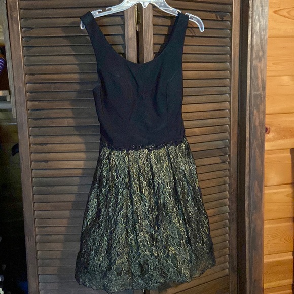 Emerald Sundae Dresses & Skirts - Black and gold dress